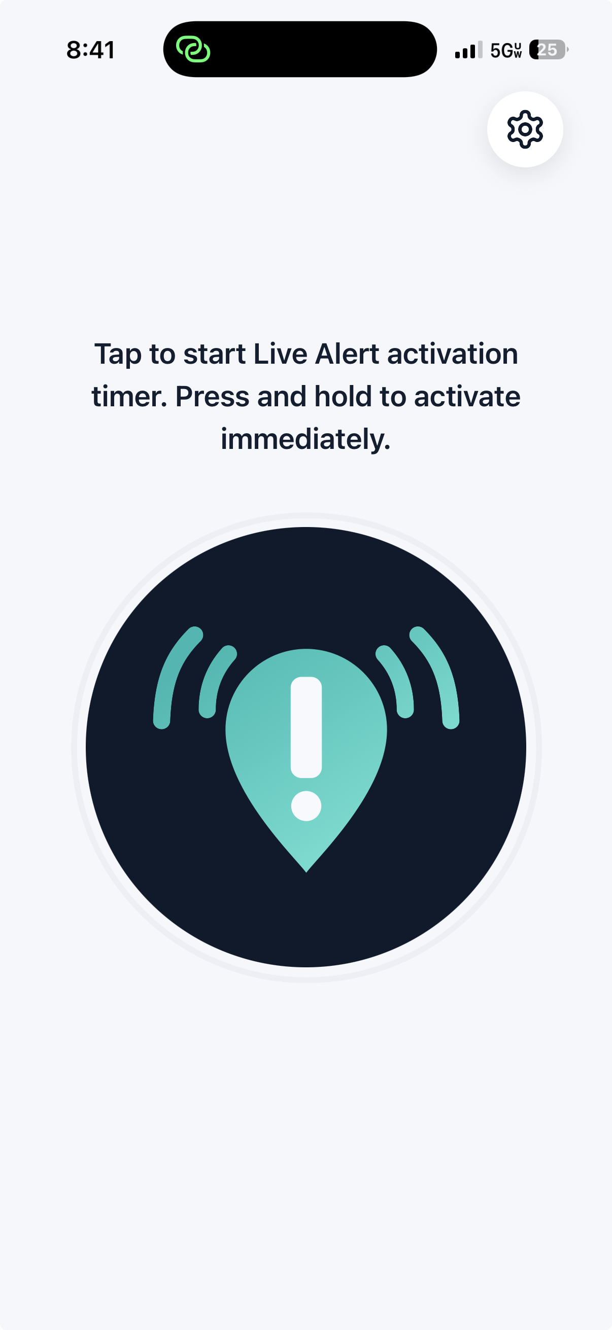 AlertMe Live home screen preview